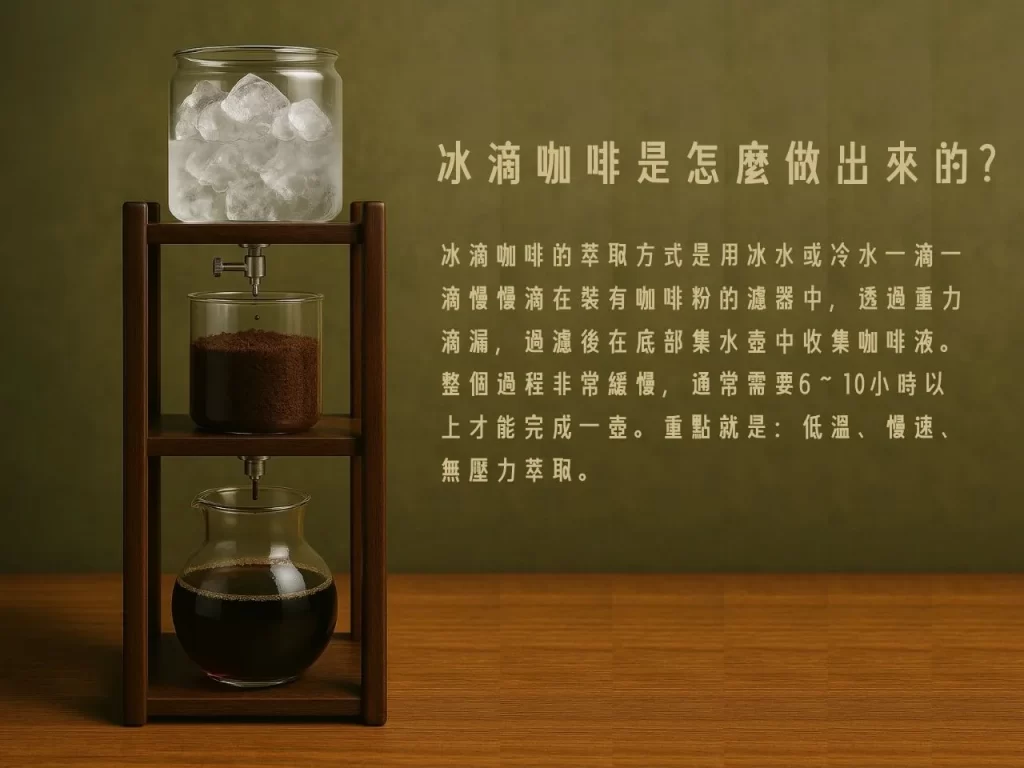 冰滴咖啡 冷萃咖啡 冰滴咖啡是什麼 咖啡豆 咖啡