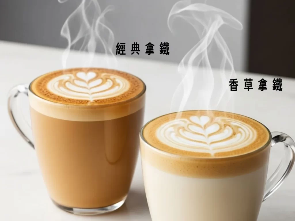 拿鐵咖啡 香草拿鐵 燕麥奶拿鐵 榛果拿鐵 玫瑰拿鐵 拿鐵熱量