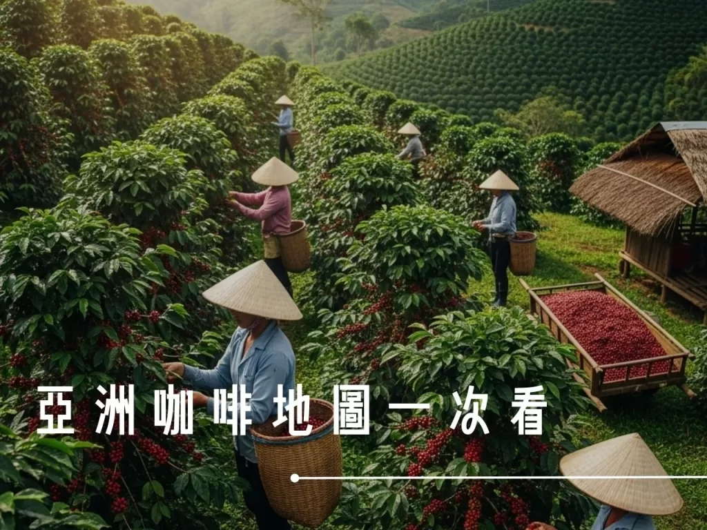 亞洲咖啡 亞洲咖啡產區 咖啡豆 精品咖啡 羅布斯塔
