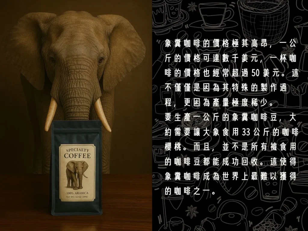 象糞咖啡 黑象牙咖啡 最貴的咖啡 昂貴咖啡 十大昂貴咖啡