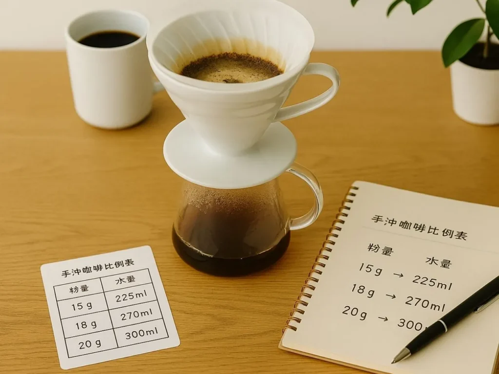 手沖咖啡教學 手沖咖啡比例表 手沖咖啡黃金比例 手沖咖啡器具 手沖咖啡技巧 精品咖啡 三段式手沖
