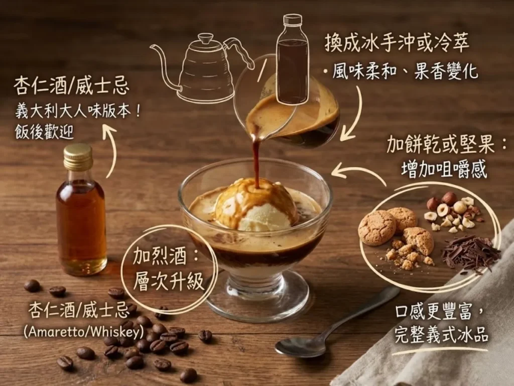 阿芙佳朵 阿芙佳朵是什麼 黑咖啡加冰淇淋 冰淇淋加咖啡叫什麼 咖啡甜點