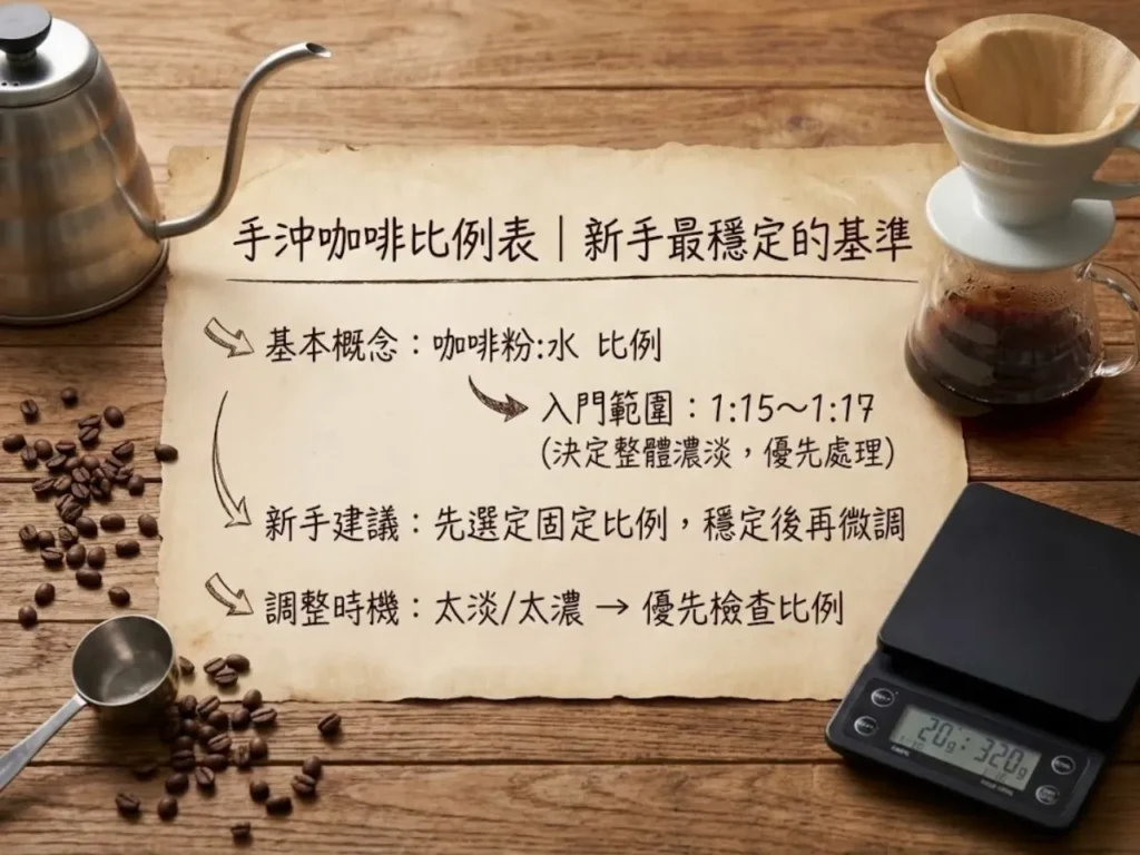 手沖咖啡入門 手沖咖啡注水技巧 手沖咖啡教學 手沖咖啡比例表 手冲咖啡器具
