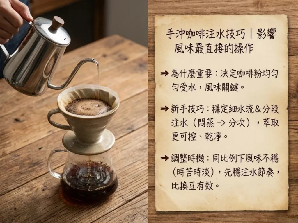 手沖咖啡入門 手沖咖啡注水技巧 手沖咖啡教學 手沖咖啡比例表 手冲咖啡器具
