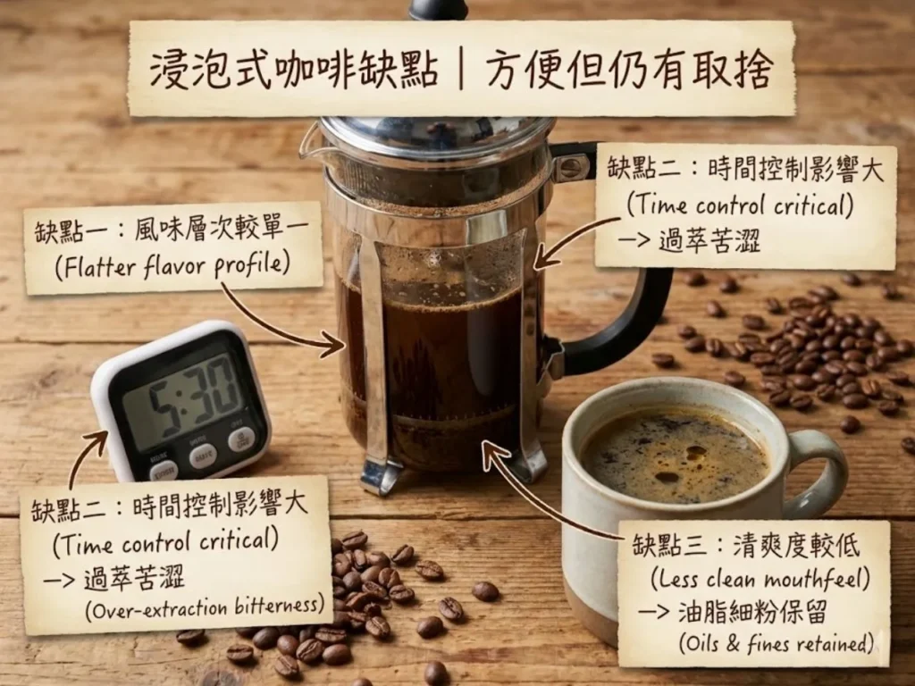 咖啡濾泡原理 浸泡式咖啡缺點 浸泡式咖啡泡法 濾泡式咖啡泡法 濾掛咖啡泡法
