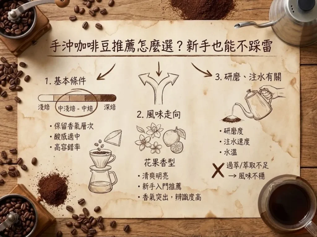 咖啡豆怎麼選 咖啡豆哪裡買 咖啡豆種類 咖啡豆推薦不酸 手沖咖啡豆推薦
