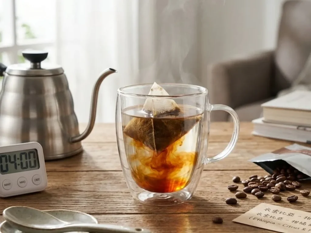 浸泡式咖啡推薦 浸泡式咖啡缺點 浸泡式咖啡包 茶包式咖啡 浸泡式咖啡怎麼泡
