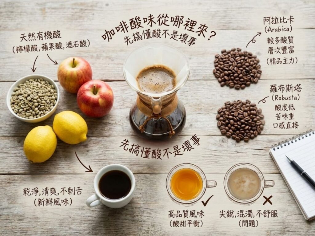 咖啡酸味從哪裡來 咖啡酸好還是不酸好 咖啡酸度排行 咖啡變酸可以喝嗎 咖啡酸的原因 咖啡太酸怎麼辦