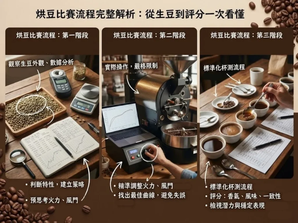世界盃烘豆大賽 烘豆比賽流程 台灣咖啡豆比賽 世界烘豆冠軍台灣 烘豆比賽2026
