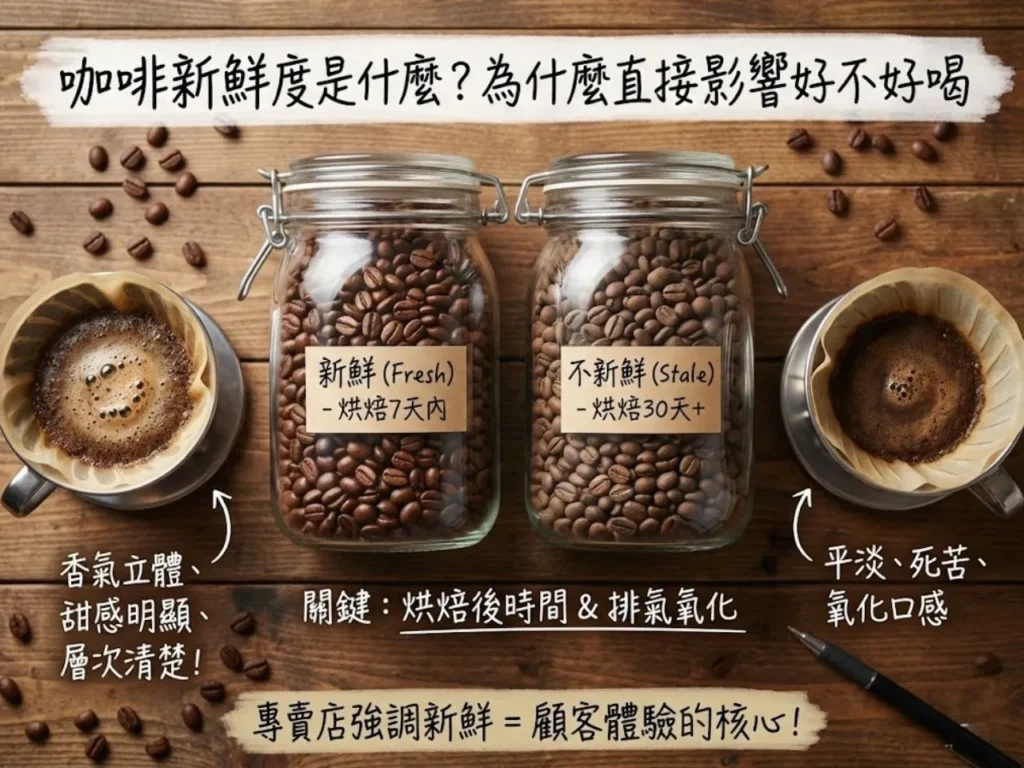 咖啡新鮮度 咖啡豆新鮮度 咖啡豆不新鮮怎麼看 咖啡豆多久算新鮮 咖啡豆專賣店

