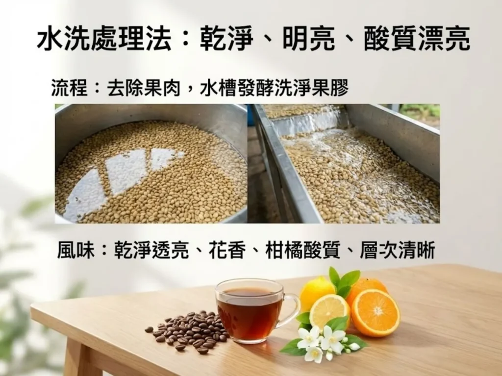 咖啡處理法 日曬水洗差別 日曬水洗蜜處理 日曬水洗風味差別 厭氧發酵咖啡
