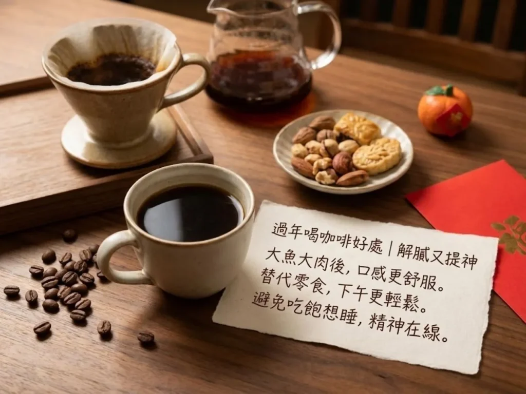 過年喝咖啡好處 過年喝咖啡 年節喝咖啡 過年咖啡 過年咖啡推薦 過年喝咖啡會不會太刺激 過年咖啡怎麼喝比較舒服 過年喝咖啡配什麼 年節咖啡禮盒 過年送咖啡禮盒